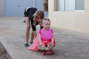 Helping with Skateboard)